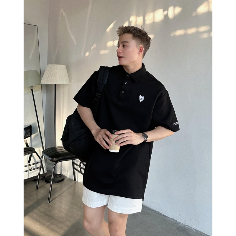 HAPPY HEART POLO - by ruych