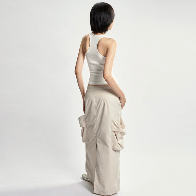 CHÂN VÁY DÀI CARGO LONG SKIRT POWROFFICIAL