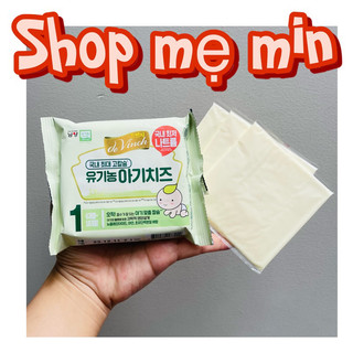 Phô mai tách muối cho bé - phô mai hữu cơ tách muối Hàn Quốc De Vinch cho bé từ 6 tháng