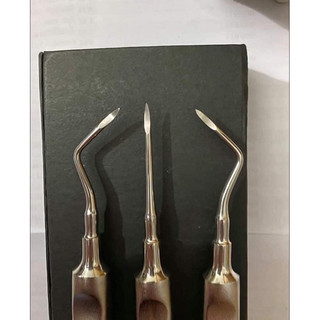 Bộ 3 cây nạy chân răng inox Tulit thép Đức chất lượng kèm hộp