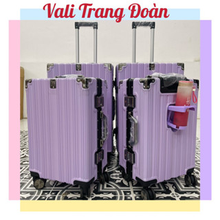  TĐ93_USB - SIZE 24 inch -  SIZE 15-20kg  VALI CÓ CỔNG SẠC - KHUNG NHÔM KHOÁ SẬP CÓ KHAY ĐỰNG NƯỚC-CÓ 2 NGĂN KHOÁ KÉO KÍN 