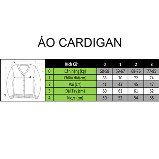 Áo Len Cardigan  Khuy Vàng