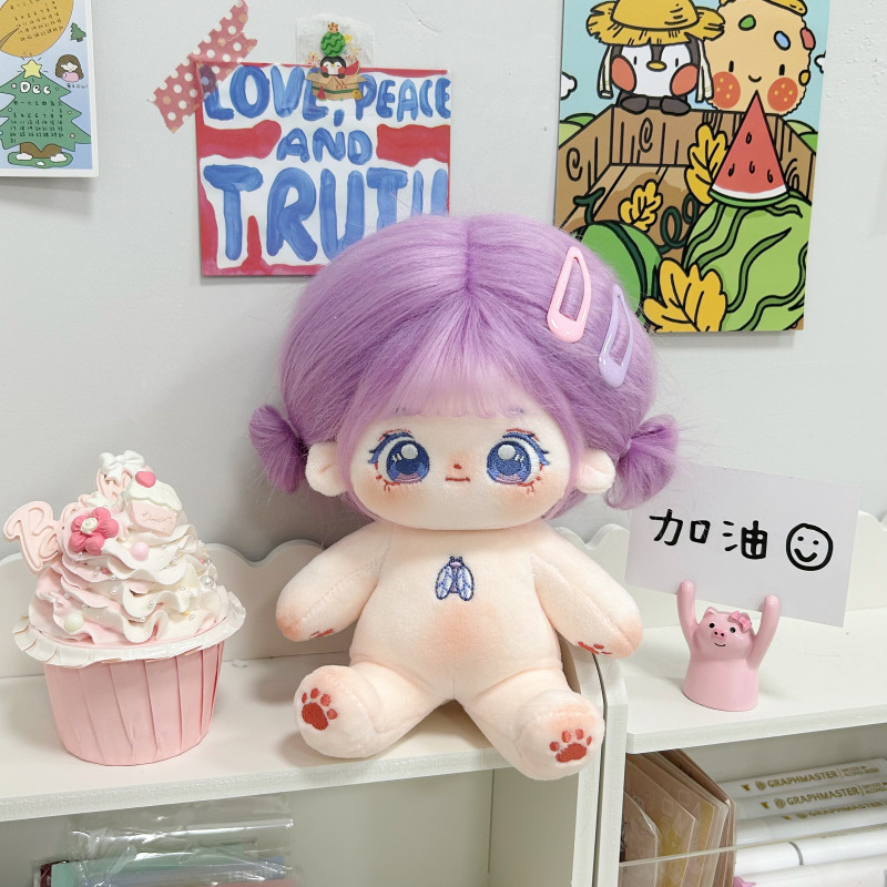 Búp bê không thuộc tính tóc tơ series Tiết trời 20cm