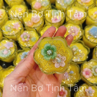 Topping Trang Trí Nến Nhiều Loại Hoa Đủ Màu, 100gram ~ 100c