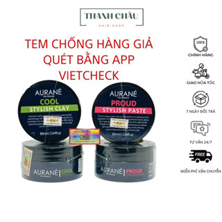    CÓ TEM 100% hàng chính hãng   Sáp vuốt tóc nam aurane cool 80g 