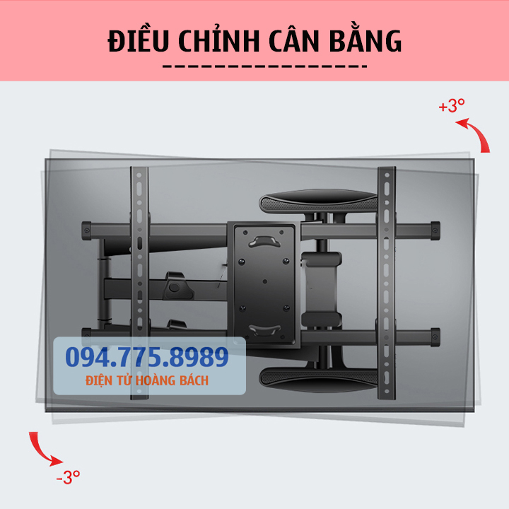 Giá Treo Tivi Xoay Vuông Góc 90 Độ ErgoTek E89 - Giá Treo Tivi Đa Năng 43 - 80 Inch