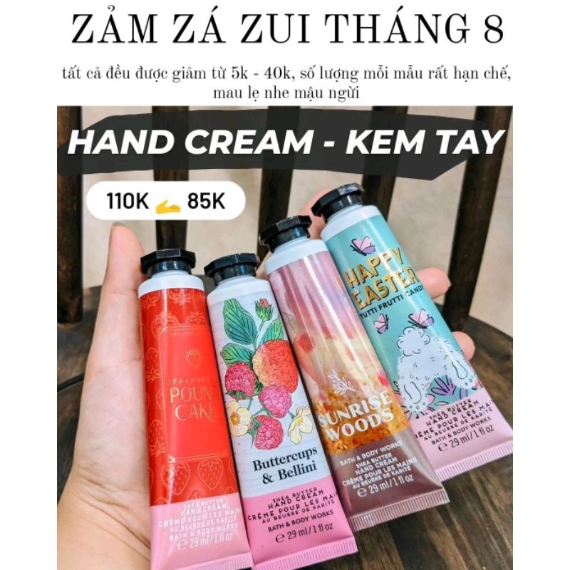 👌 HAND CREAM 👏  Bath & Body Works chính hãng USA