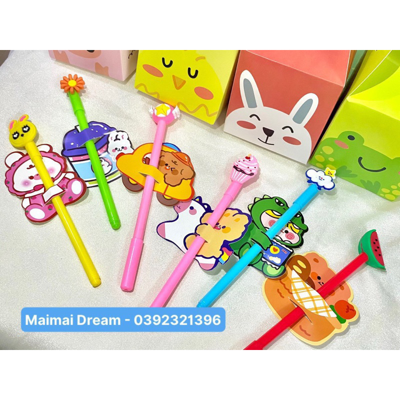 Set 60 giấy cắm kẹo Halloween, cute, Trung thu, Noel và Tết