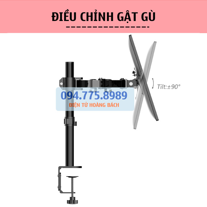 Giá Treo Màn Hình ErgoTek EZ 17 - 30 Inch / XL03 17 - 27 Inch - Tay Arm Treo Đỡ Màn Hình Máy Tính