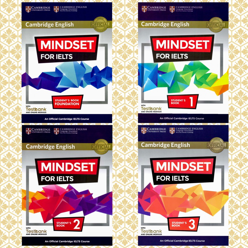 Combo - Mindset For I.ELTS Level 1, 2, 3, Foundation Student's B.o.o.k
