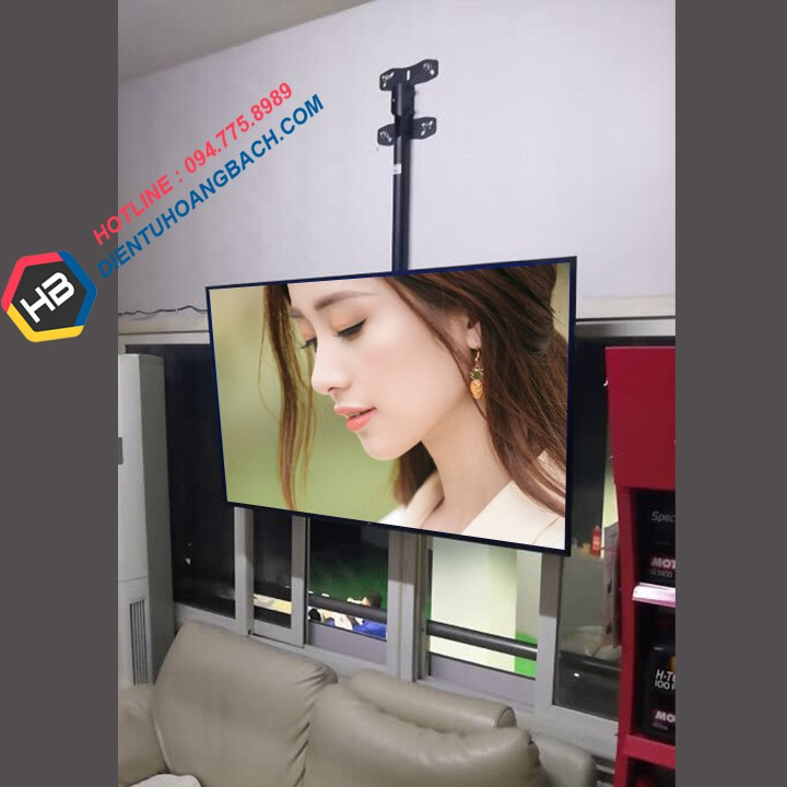 Giá Treo Tivi Thả Trần NB T560 32 - 75 Inch / TR32 32 - 43 Inch - Khung Treo Tivi Ngược Trần Nhà