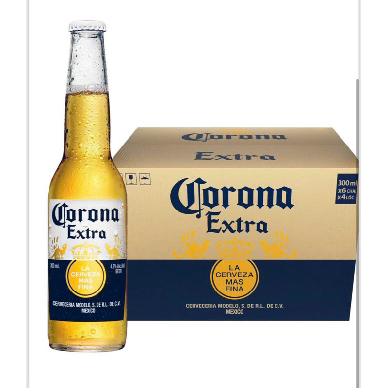 Thùng 24 chai bia Corona x 300ml