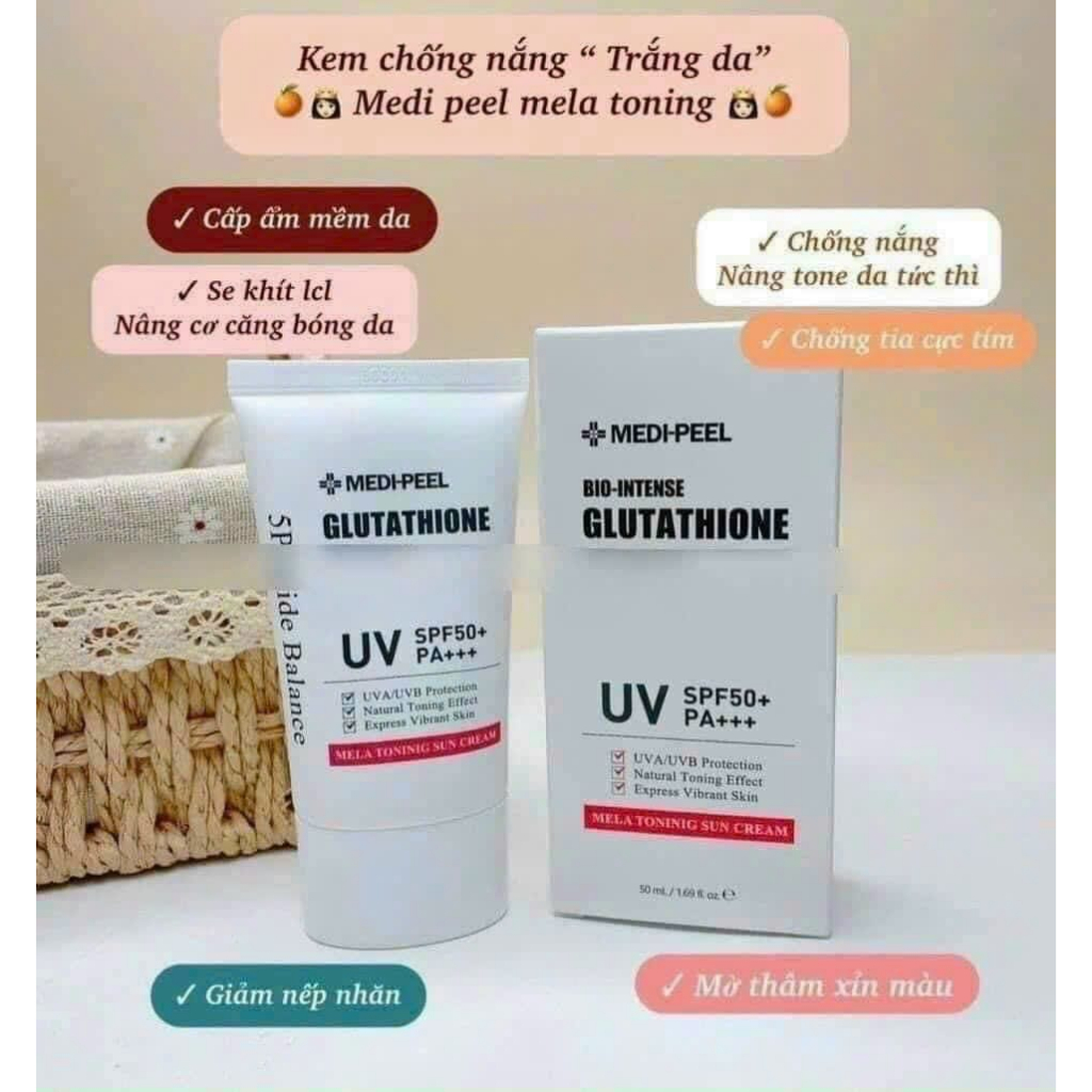 Kem Chống nắng Medi-peel glutathione 50ml