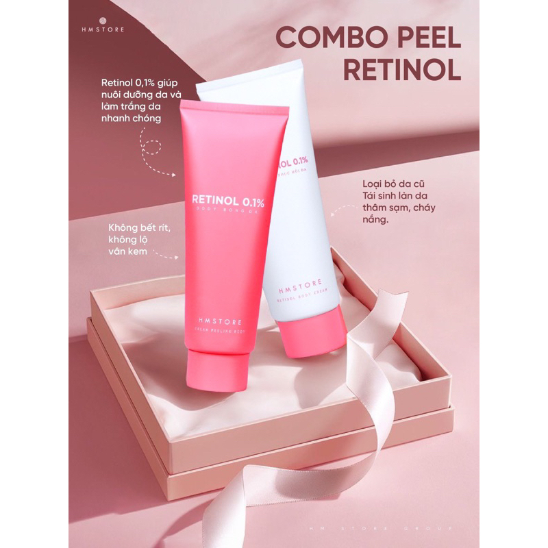 [GIAO HOẢ TỐC] COMBO PEEL DA BODY HMSTORE