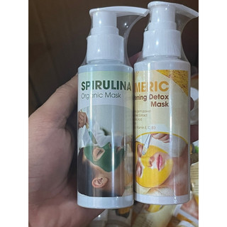 Mặt nạ tảo,nghệ sủi bọt detox thải độc da, lọ 100ml mẫu mới