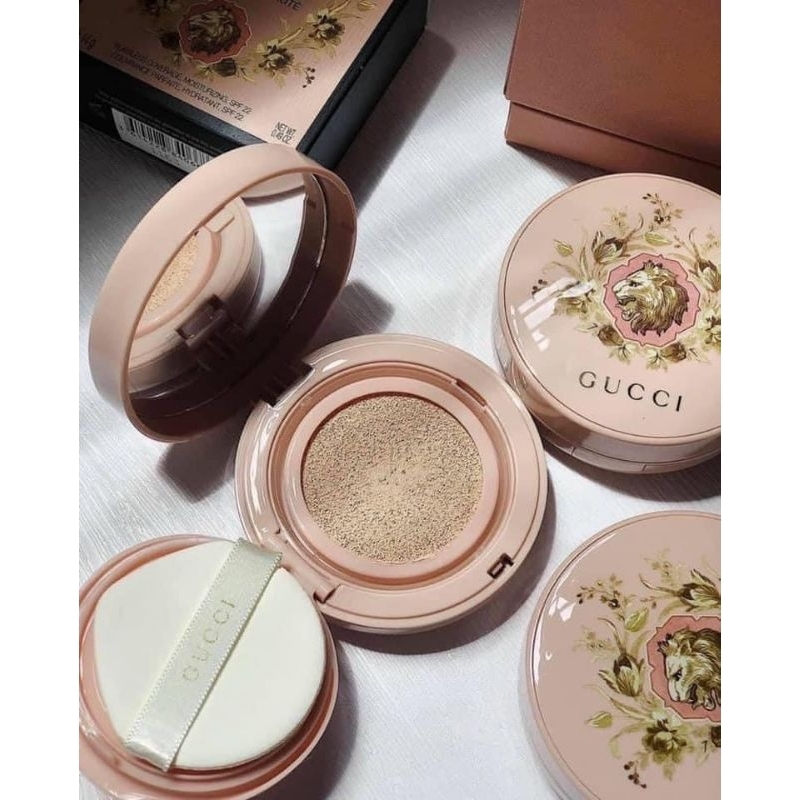 Phấn Nước Cushion Gucci Dưỡng Ẩm Mỏng Nhẹ Tone 01 02 03 SPF22