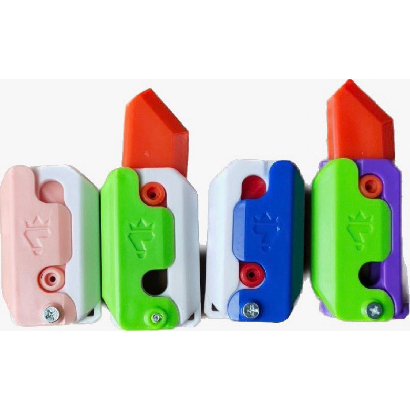 Đồ Chơi Dao Cà Rốt Vô Tri Mini Gấp Gọn Hot Hit, Dao Hoạt Hình Đồ Chơi Giảm Căng Thẳng