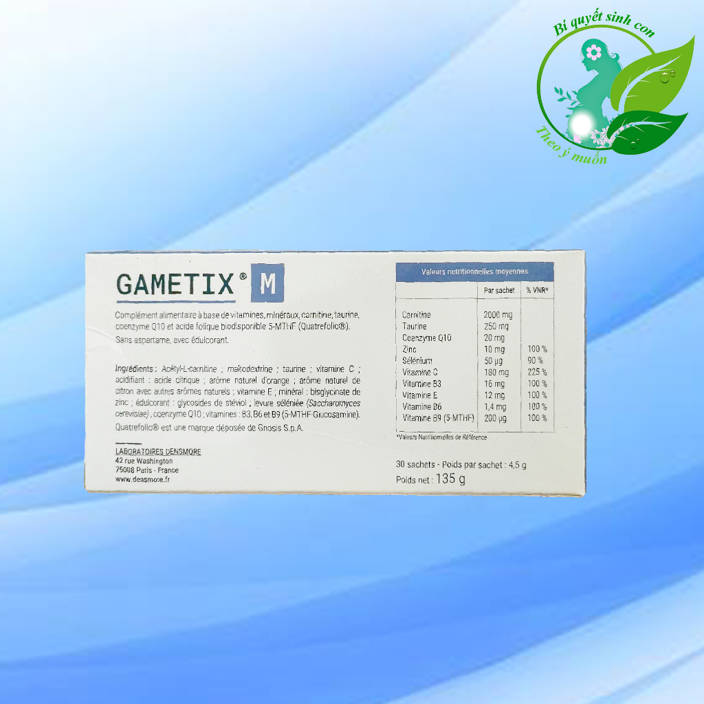 Gametix M - dành cho nam giới