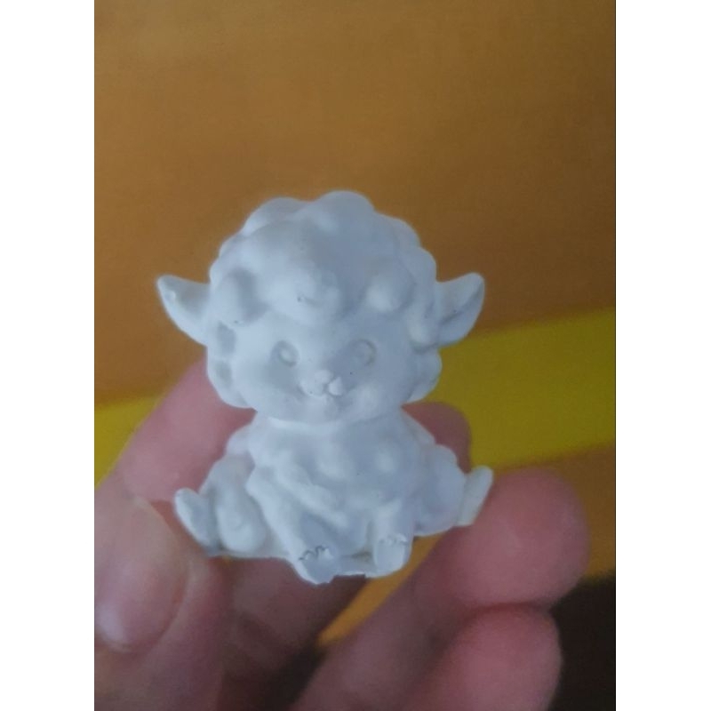 TƯỢNG TÔ MÀU HÌNH CON CỪU. Saze mini.