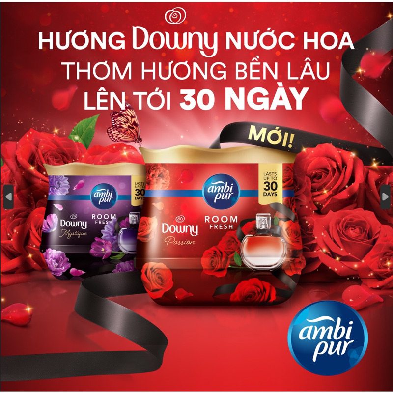 SÁP THƠM PHÒNG AMIPUR hộp 180g hương thư giãn Oải hương Downy hoa tươi Sả