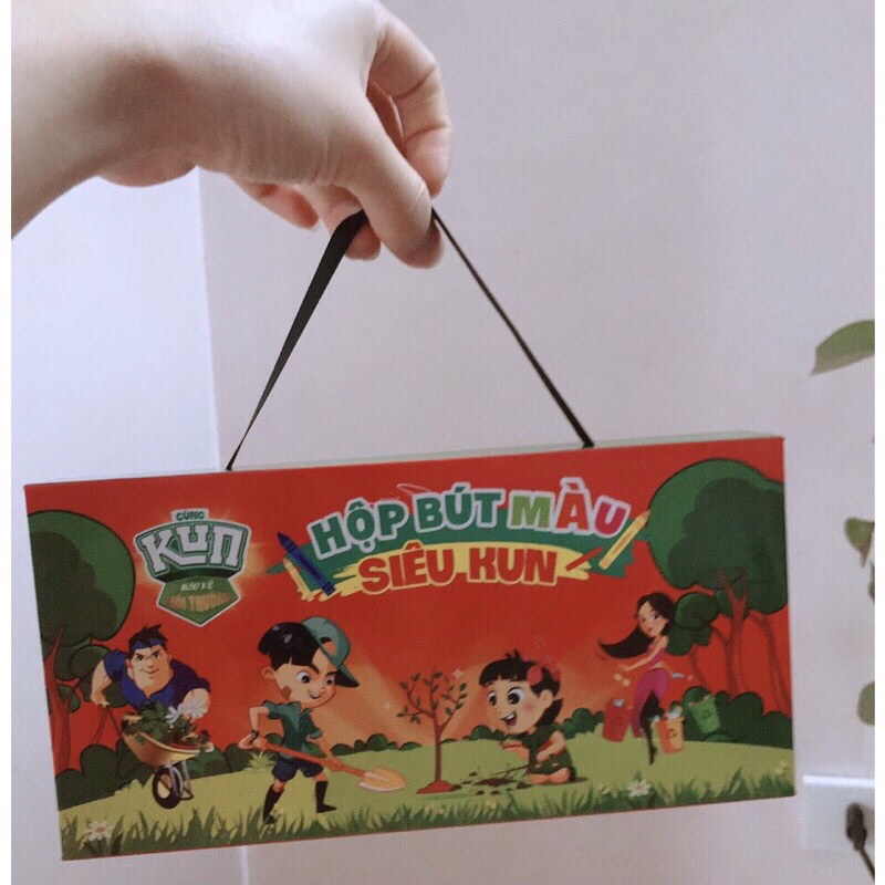 Hộp Bút tô màu - Bộ 16 chị tiết cho bé yêu