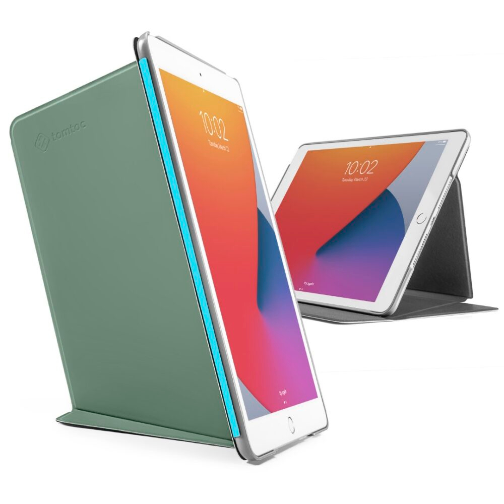 BAO DA TOMTOC  TỪ TÍNH ĐA GÓC VERTICAL FOR IPAD GEN 9 10.2-INCH