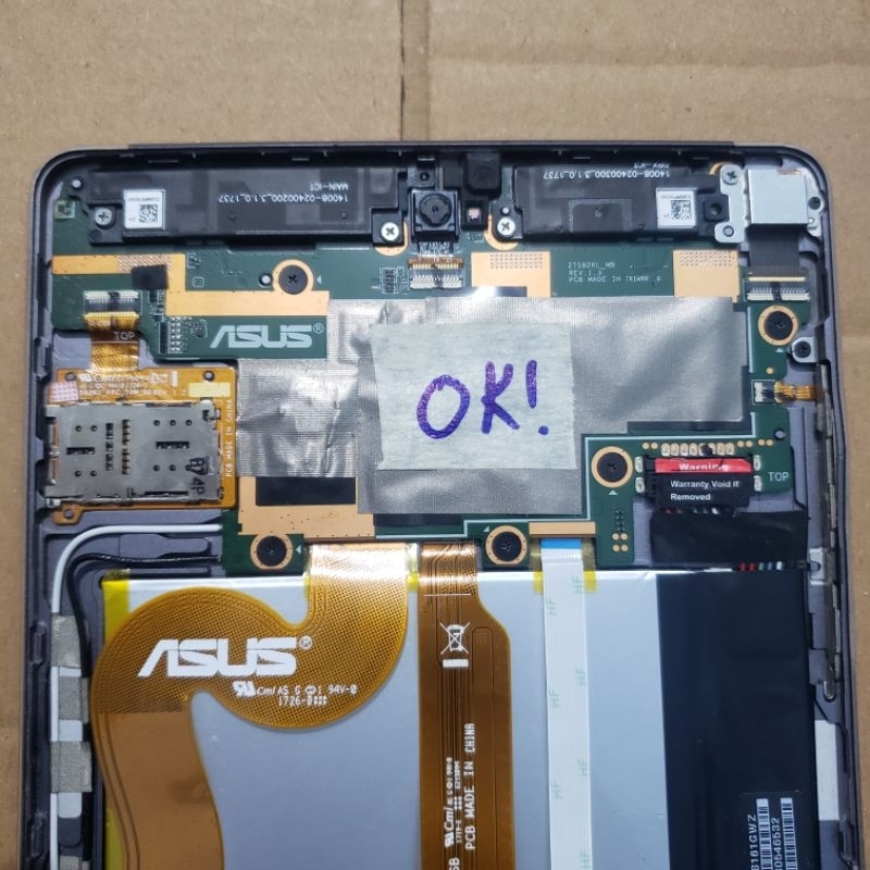 Main máy tính bảng zenpad z8s, mã ZT582KL