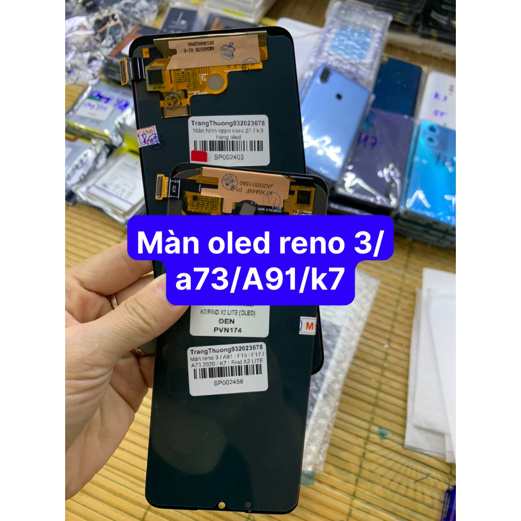 Màn hình điện thoại oppo reno 3 / A91 / F15 / F17 / A73 2020 / K7 / Find X2 LITE - bao test, tặng kèm 1 tuýp keo