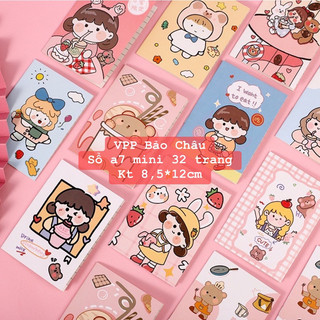 Sổ tay mini dễ thương- Sổ ghi chú a7