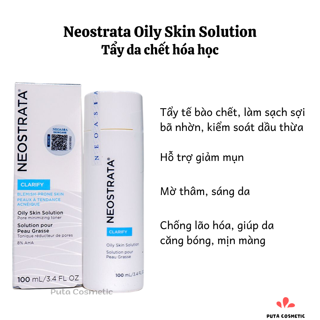 Tẩy da chết hóa học NeoStrata Oily Skin Solution 8 AHA