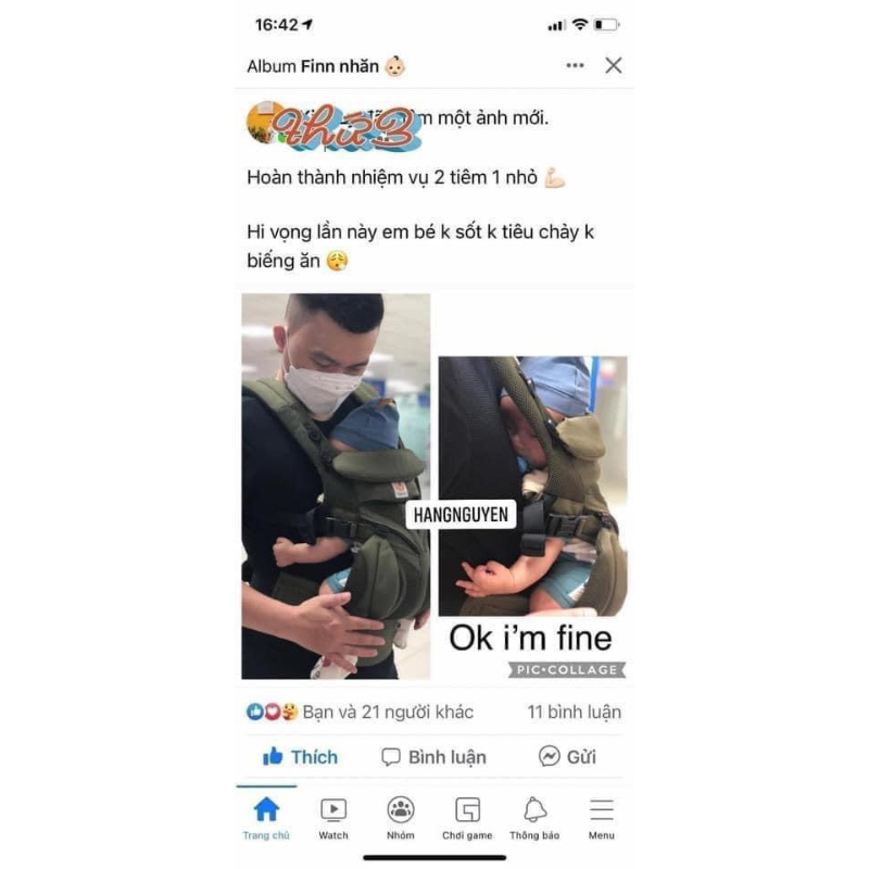 Địu trợ lực Auth 2hand màu rêu