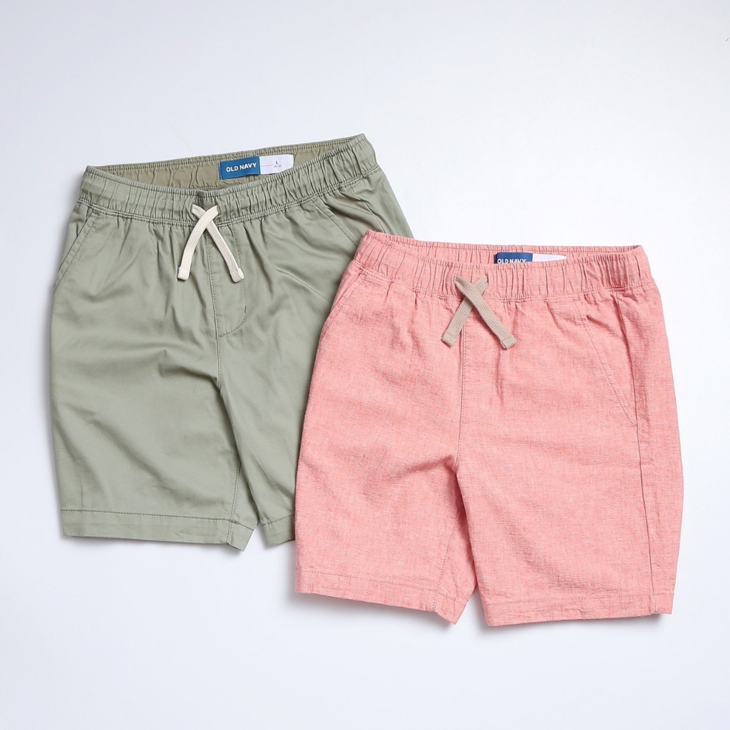 P339 Quần short bé trai hàng VNXK dư xịn chất linen mềm mát lưng thun co giãn dây rút thật