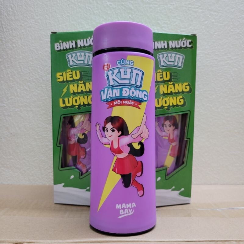 Binh Nước Kun Thuỷ Tinh Bọc Nhựa siêu Đẹp 500ml
