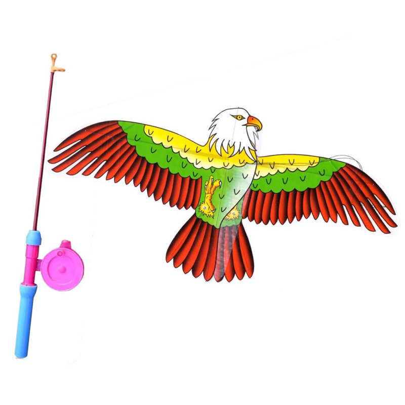 Đồ chơi diều cần câu mini dễ thương tặng 30m dây, Diều mini nhiều hình cute