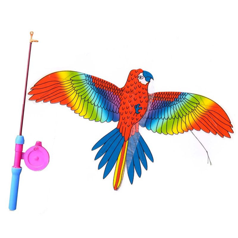 Đồ chơi diều cần câu mini dễ thương tặng 30m dây, Diều mini nhiều hình cute