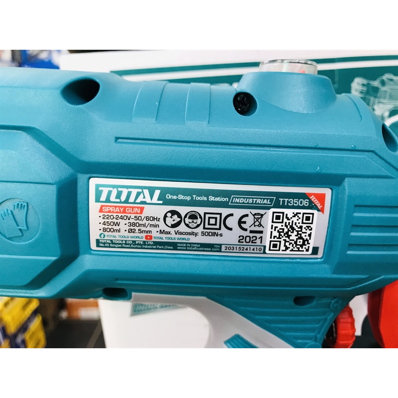 Máy phun sơn TOTAL TT3506  450W