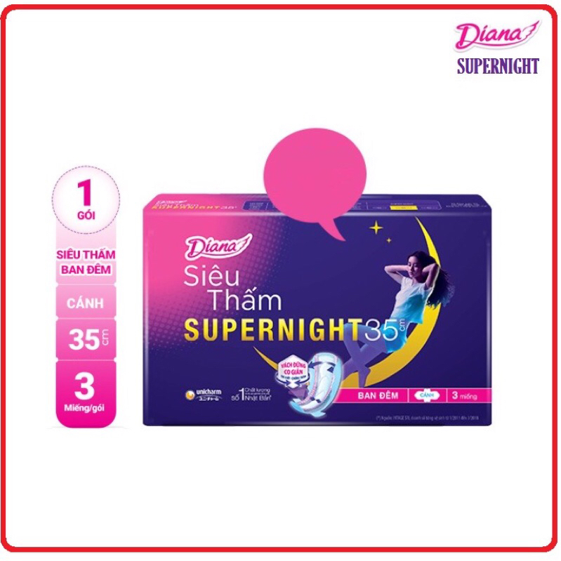 Diana siêu thấm 35cm/29cm
