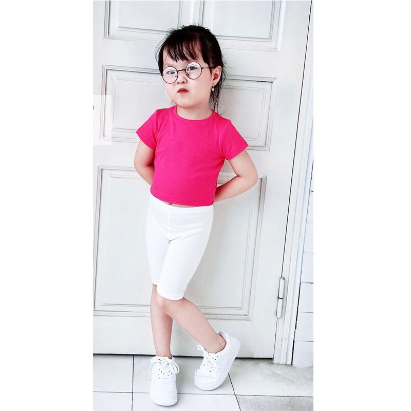 Áo croptop ngắn tay bé gái Siêu đẹp 8-28kg, áo phông bé gái,áo thun bé gái
