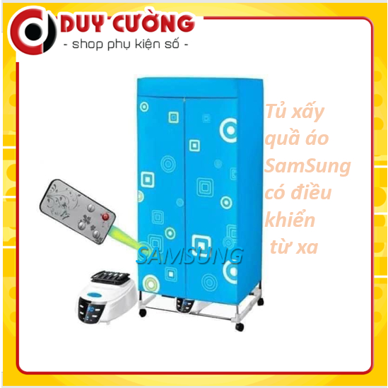 TỦ SẤY QUẦN ÁO SAM SUNG CÓ ĐIỀU KHIỂN TỪ XA MẪU MỚI Của Shop Duy Cường khách nhé