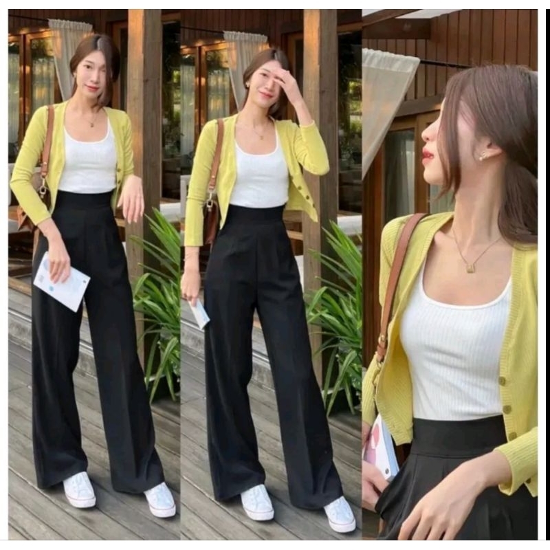 PASS: QUẦN TÂY ỐNG SUÔNG NỮ DÁNG DÀI BIGSIZE KÉO BÊN HÔNG GEN ÔM EO