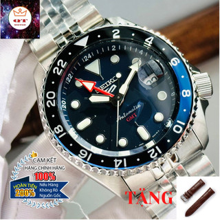 Đồng hồ nam seiko sport batman gmt ssk001k1 chính hãng tặng kèm dây da cao cấp