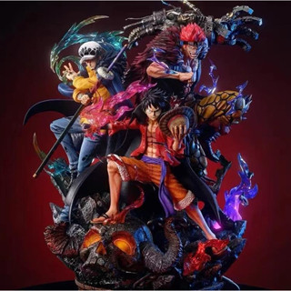  Mô hình One Piece - Siêu tân tinh ba Thuyền Trưởng LAW KID LUFFY 