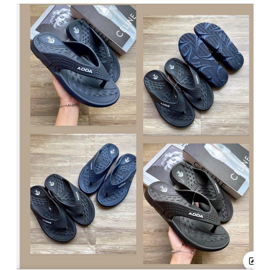 Dép Thái Lan Nam ADDA Đúc Nguyên Khối Đi Mưa Chính Hãng