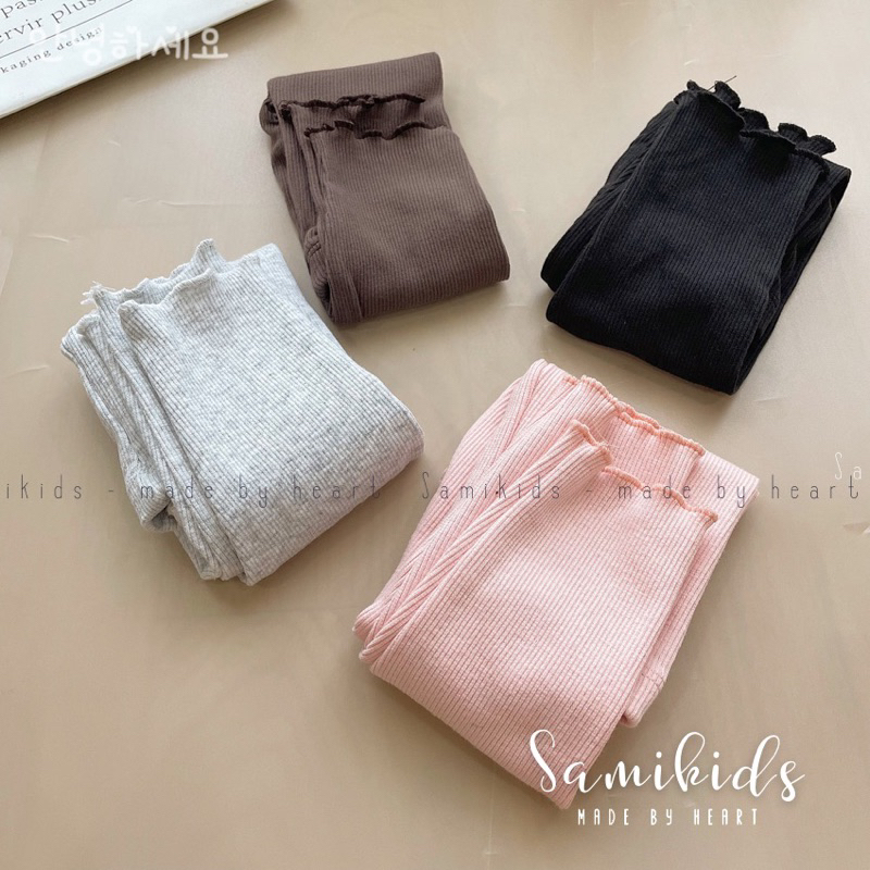 Quần legging cho bé cạp cao