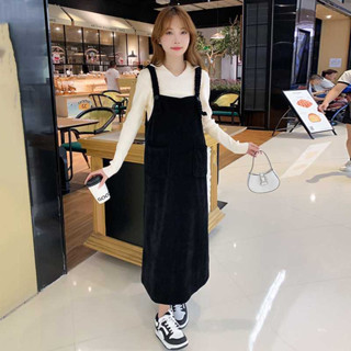 Yếm bầu thiết kế sét rời Dambauxinh-BDE2627 Đầm bầu mùa đông chất đẹp không kèm áo