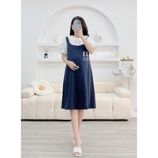 Váy bầu dáng dài công sở thời trang thiết kế