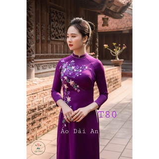 Giảm giá áo dài lụa tây thi cao cấp