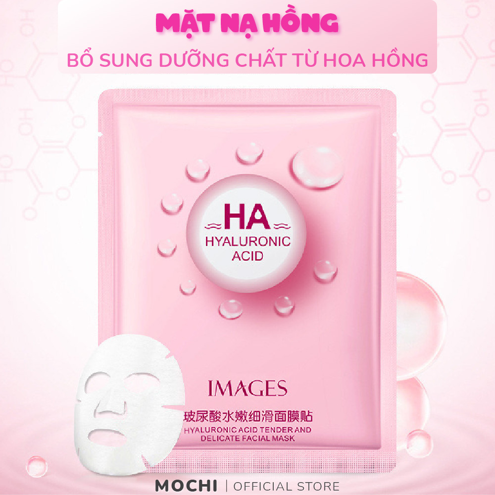 Mặt Nạ Giấy Dưỡng Da Cấp Ẩm Trắng Da Ngừa Mụn Thải Độc Mask Đắp Mặt HA IMAGES Nội Địa Trung MOCHI SHOP Trà Xanh