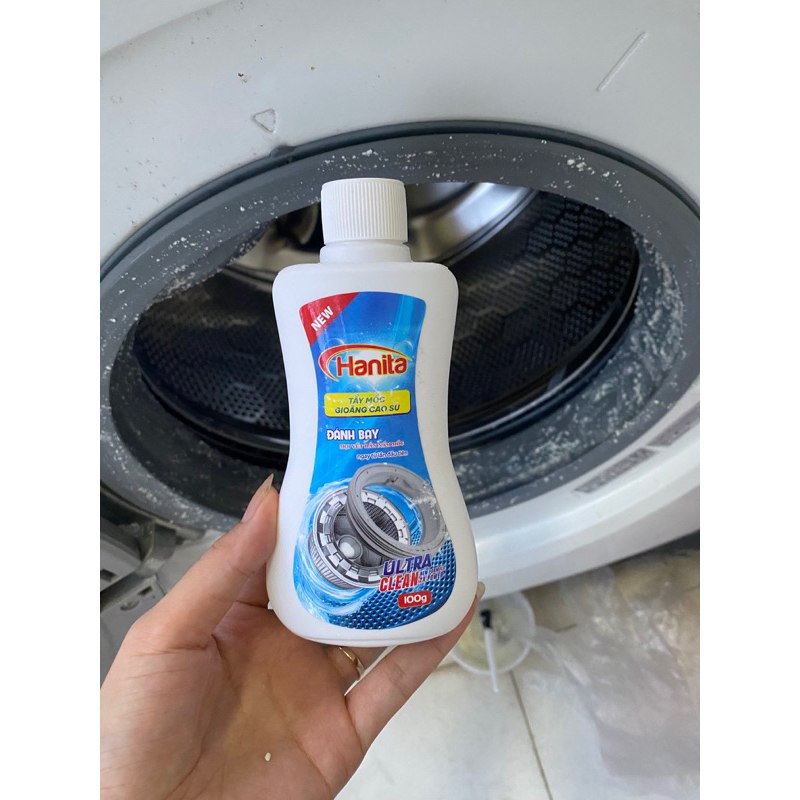 Combo Tẩy Lồng và Tẩy Gioăng máy giặt Hanita