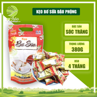 Kẹo bơ sữa đậu phộng Tân Huê Viên, Kẹo dồi lạc vừng, kẹo lạc giòn đậm đà túi 380g